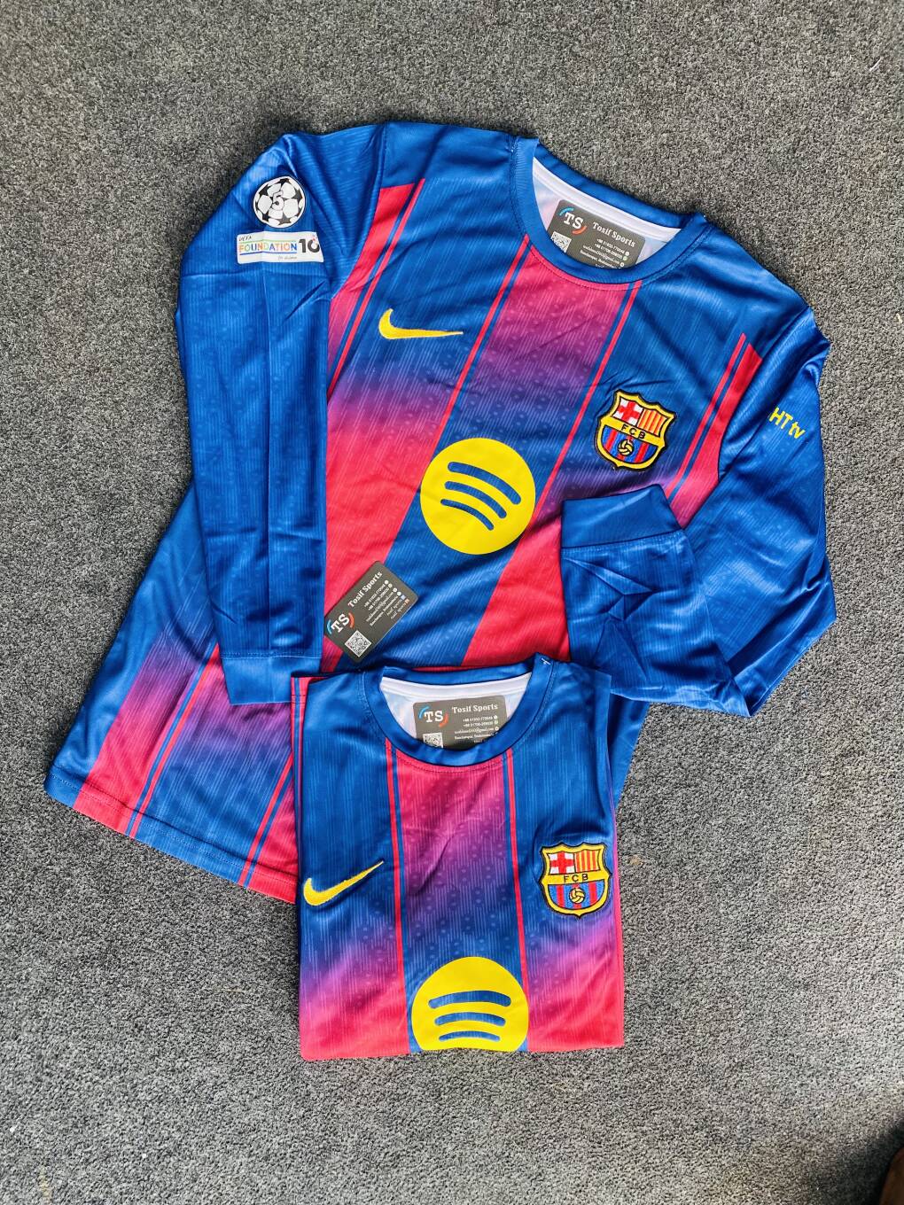 Barca Home Kit 25,26 Full Sleeve Jersey