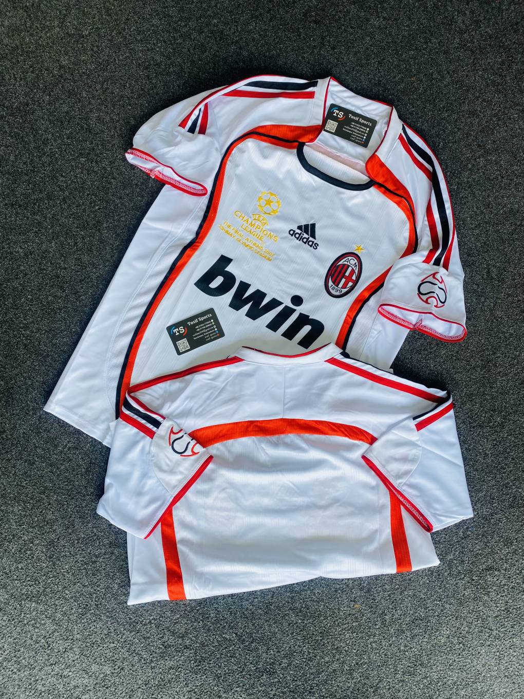 AC Milan 2006/07 Away (Haf Sleeve kit)