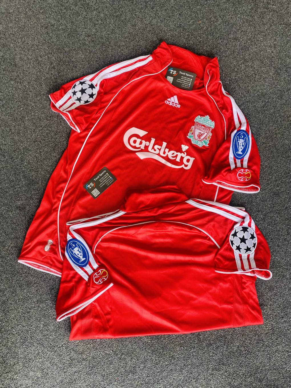 Liverpool 2006-08 home (Haf Sleeve Kit)