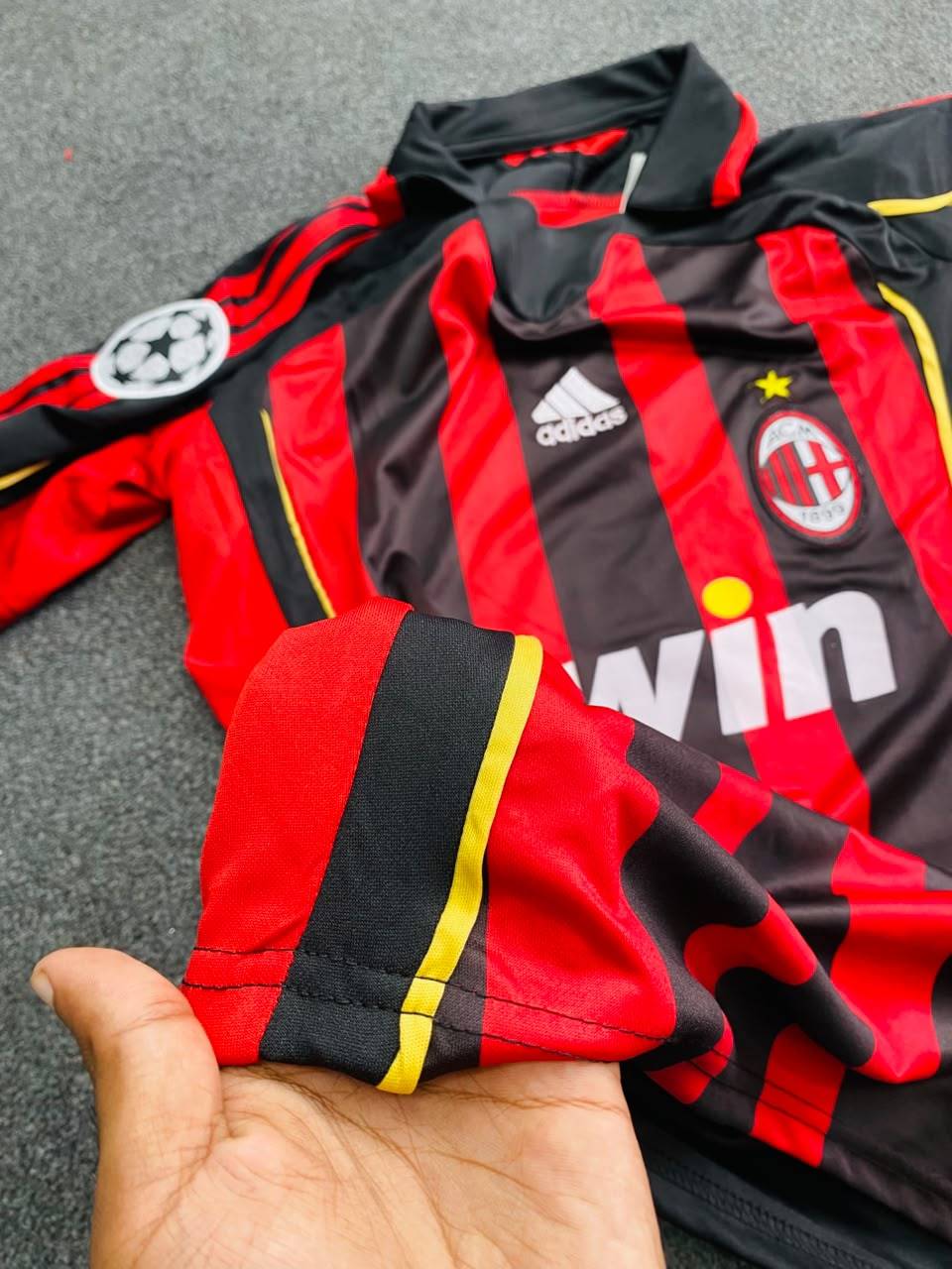 AC Milan 2006/07 Home Kit [Haf Sleeve]