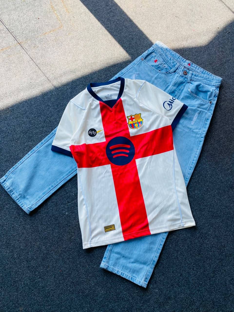 Barcelona 26-27 Fourth Kit [Replica Combo]