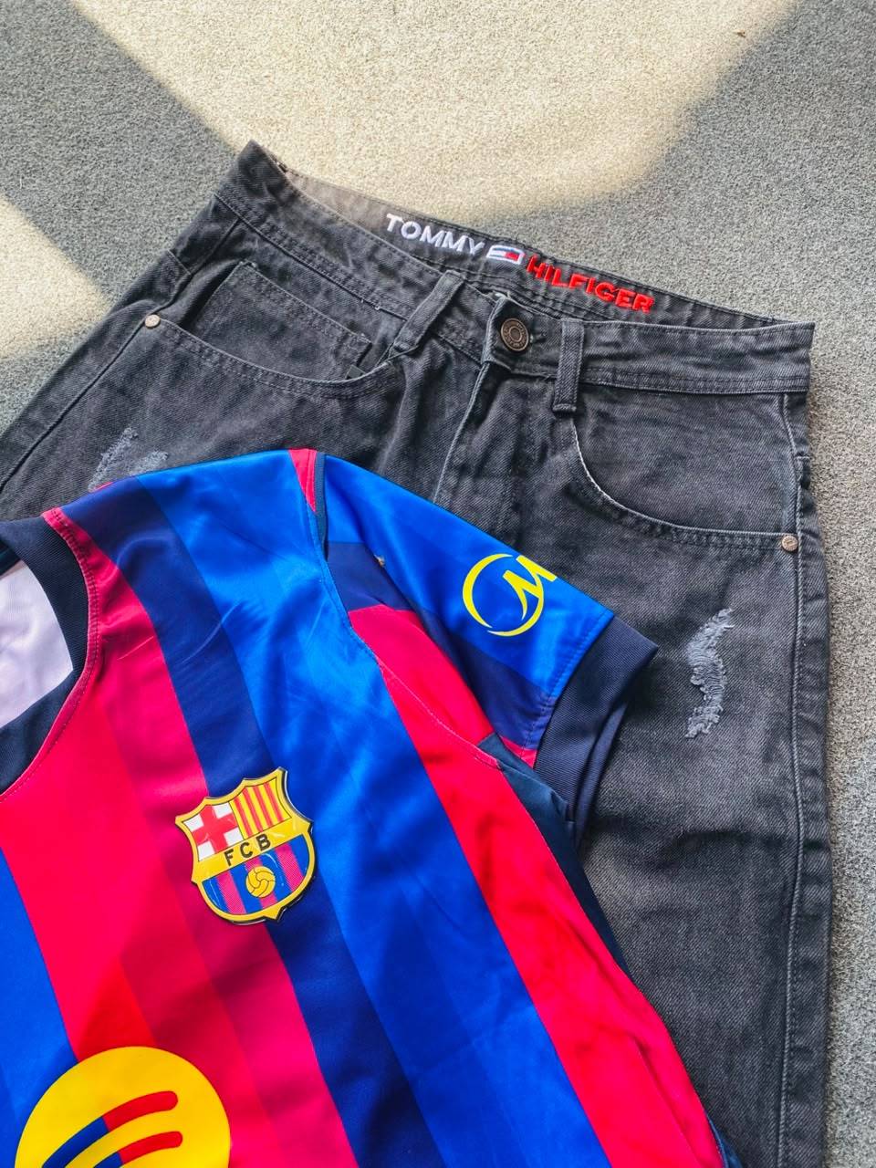 Barcelona 26,27 Home Kit [Replica Combo]