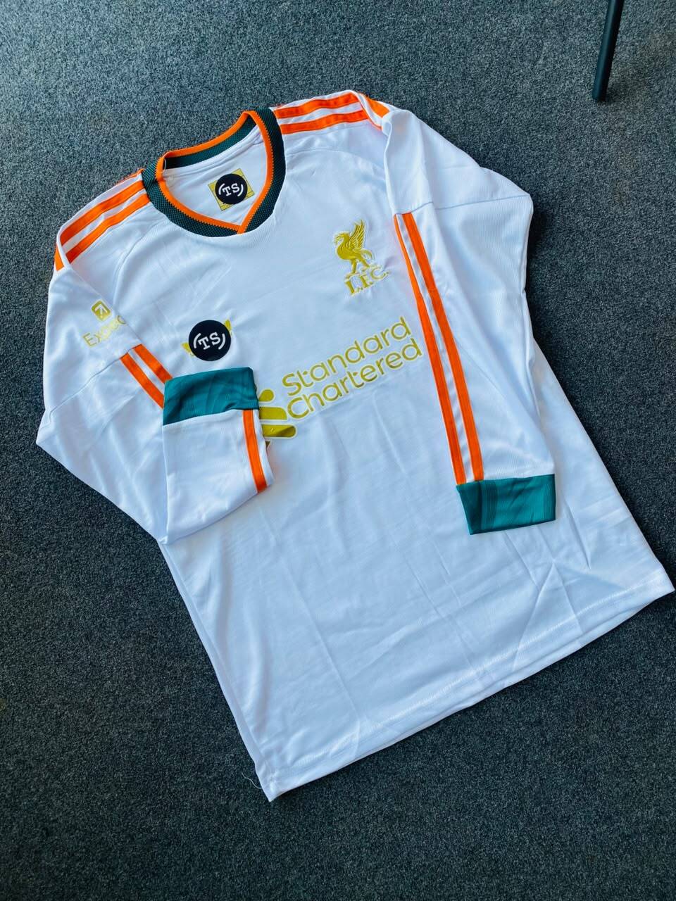 Liverpool 26,27 White-Orange kit [Full Sleeve]